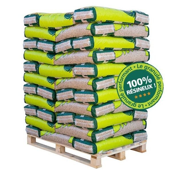 Granulés Bois d'Or en Palette de 66 sac de 15kg