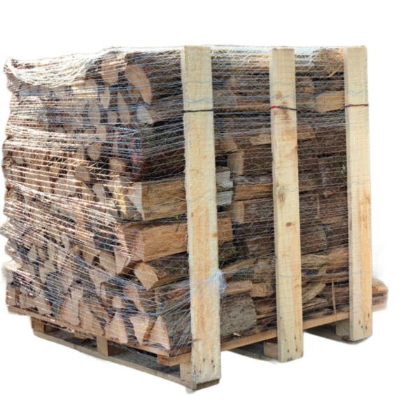Palette de 1,5 stère de bois en 50 cm- mélange de bois durs ( le hêtre, le chêne, le charme )